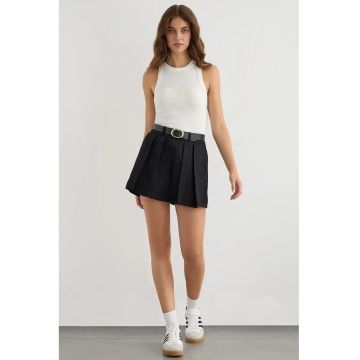 Fusta dama  bumbac - Negru