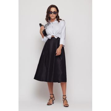 Fusta dama eleganta cu plii