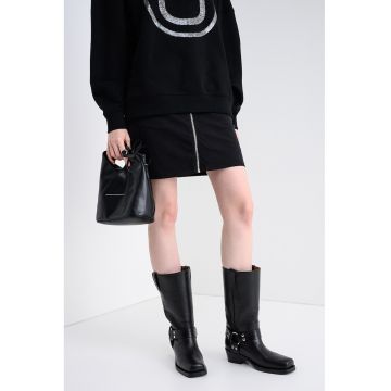 Fusta dreapta cu fermoar Rasalsa