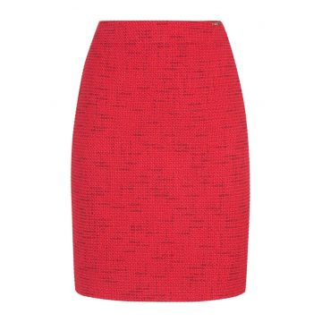 Fusta dreapta din tweed