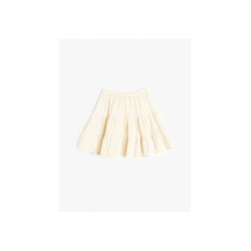 Fusta evazata din amestec de bumbac