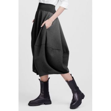 Fusta lalea din vascoza gri sare si piper