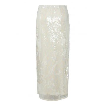 Fusta -  MESTEACAN - 100% poliester - Ecru