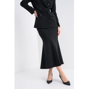 Fusta midi cu croiala pe bie Relenda