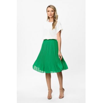 Fusta midi din amestec de lyocell Monalisa