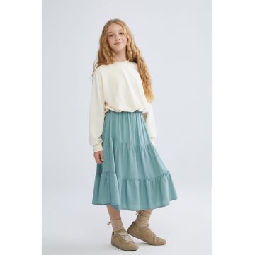 Fusta midi stratificata