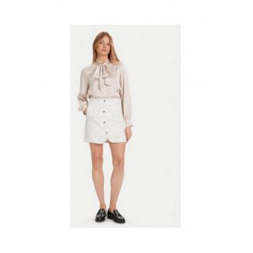 Fusta mini -  bej - 88% poliester - 7% bumbac