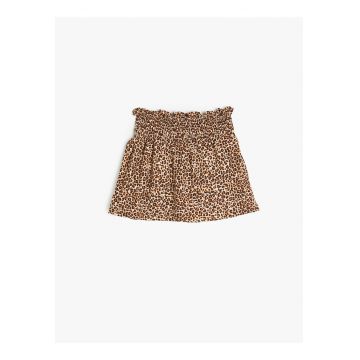 Fusta mini cu animal print