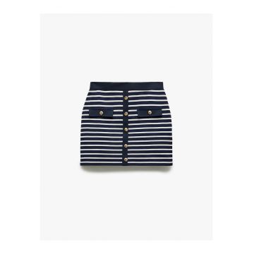 Fusta mini cu dungi