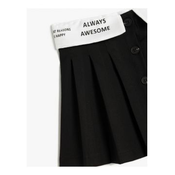 Fusta mini cu pliuri