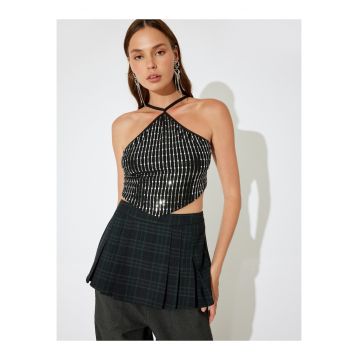 Fusta mini cu pliuri