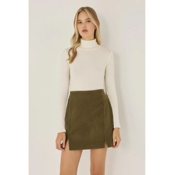 Fusta mini dama  verde - Verde