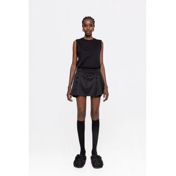 Fusta mini din amestec de lana