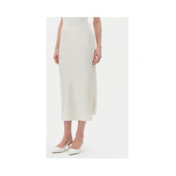 Fusta  model Mesteacan - culoare ecru -