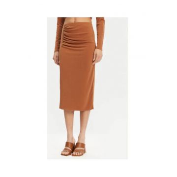 Fusta -  model UD0010 - culoare cognac