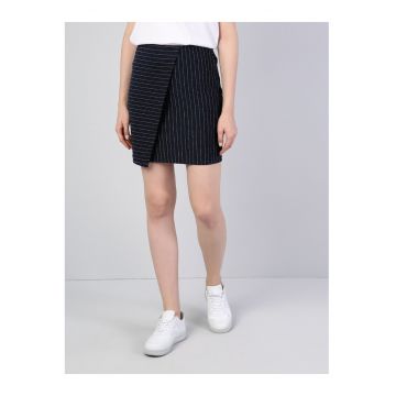 Fusta scurta slim fit  Bleumarin