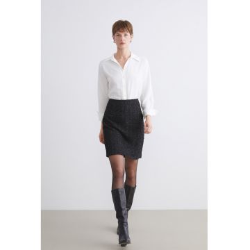 Fusta slim fit din tuid