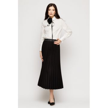Fusta dama neagra plisata