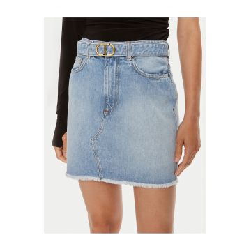 Fusta din denim  albastru