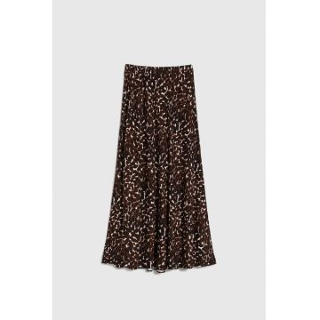 Fusta din viscoza maro