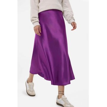 Fusta evazata din satin 00