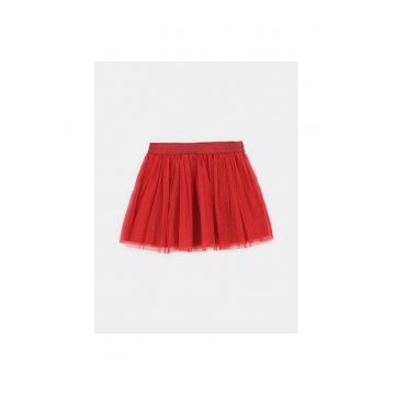 Fusta Fete -  303294403 - Poliester - Rosu
