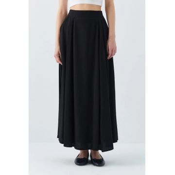 Fusta lunga -  talie inalta - neagra