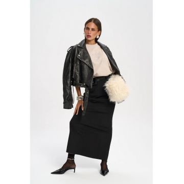 Fusta -  MAI STUDIOS - dungi - negru - textil