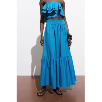 Fusta maxi cu croiala evazata
