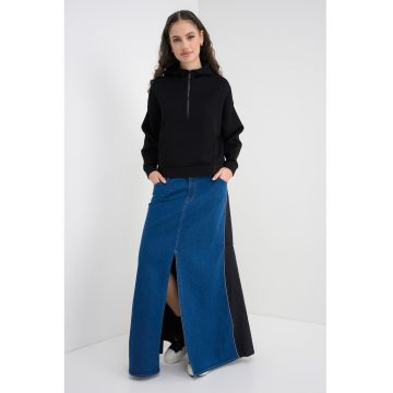 Fusta maxi cu slit frontal