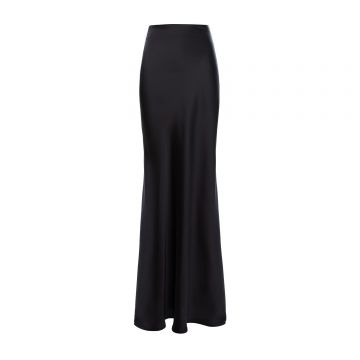 Fustă maxi neagră
