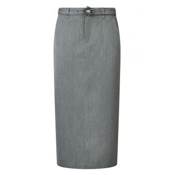 Fusta midi cu o curea