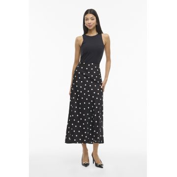 Fusta midi din satin Ellette