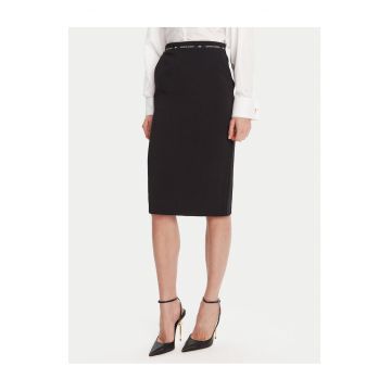 Fusta Midi  negru