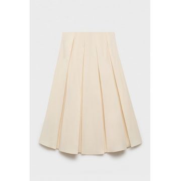 Fusta midi plisata