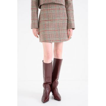 Fusta mini cu model in carouri