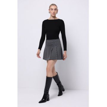 Fusta mini cu pliuri