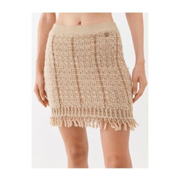 Fusta mini dama  bej