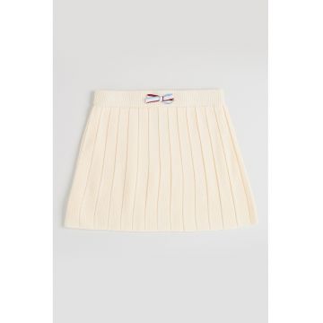 Fusta mini tricotata fin