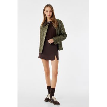 Fusta-pantalon cu slit frontal