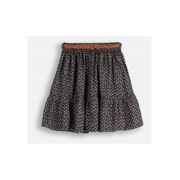 Fusta scurta cu imprimeu floral