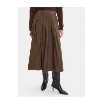 Fusta trapezoidala dama -  maro