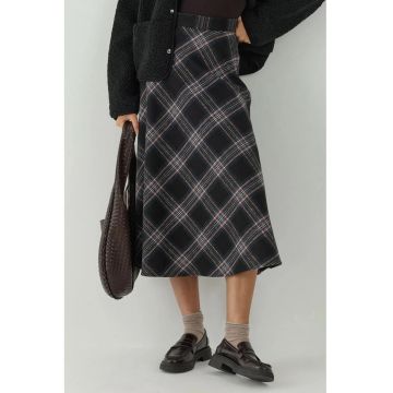 Fuste -  Fusta Maxi A - bleumarin - textil