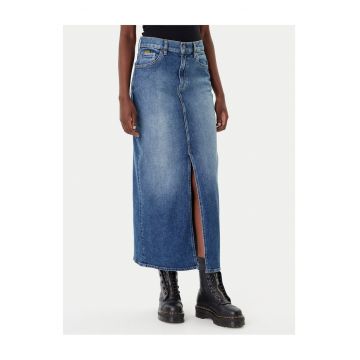 Fusta  albastra - denim