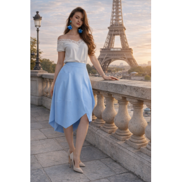 Fusta bleo asimetrica