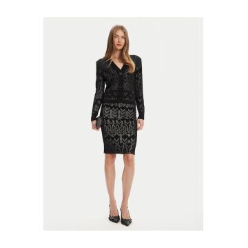 Fusta creion de dama  neagra - fabricata din material de calitate