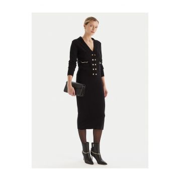 Fusta creion de dama  negru - fabricata din material de calitate