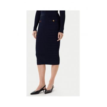 Fusta cu nasturi metalici - Bleumarin