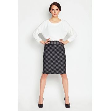 Fusta dama -  A107 - gri - poliester -