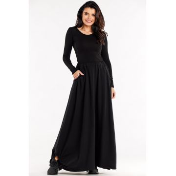 Fusta dama  bumbac negru